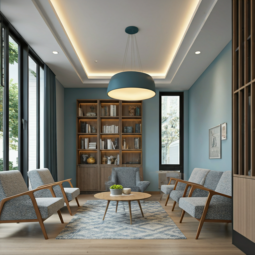 Khu vực ghế ngồi nghỉ ngơi